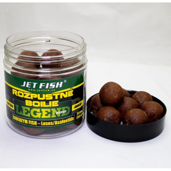 250ml-24mm Legend Range - Rozpustné boilie : BIOENZYM FISH - LOSOS | 00001274