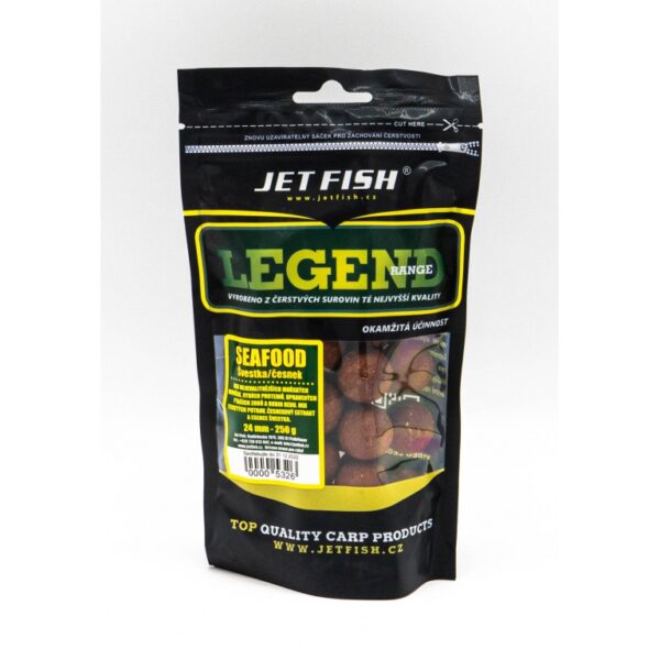 Legend Range boilie 250g - 24mm : SEAFOOD - ŠVESTKA / ČESNEK | 00005326