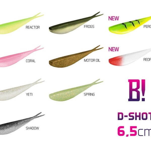 Umělá nástraha BOMB! D-SHOT / 5ks | 8586018475709