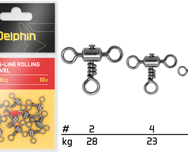 Cross-line rolling T swivel / 10 ks | 8586018513289