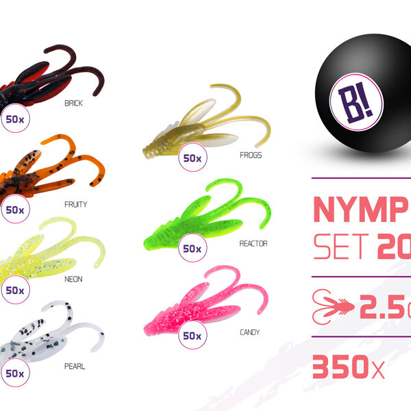 Sada nástrah BOMB Nympha barvy 2022 2,5cm / 350ks | 8585066504058