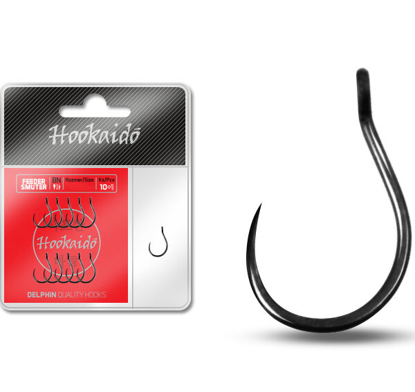 Háček Delphin HKD Feeder SMUTER ring / 10+1ks | 8586018447287