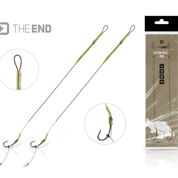 Návazec Delphin TheEND Blow back rig / 2ks | 8586018529358